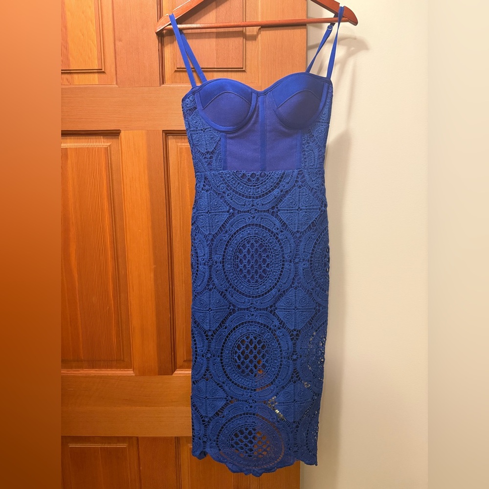 Herve Ledger Dress unworn brand new with tags on size XS
